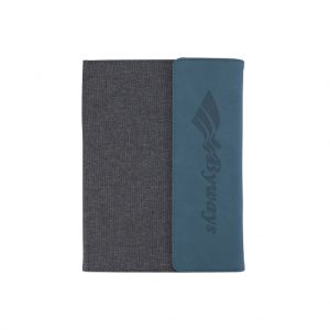 Branded Belvedere Junior Padfolio Blue