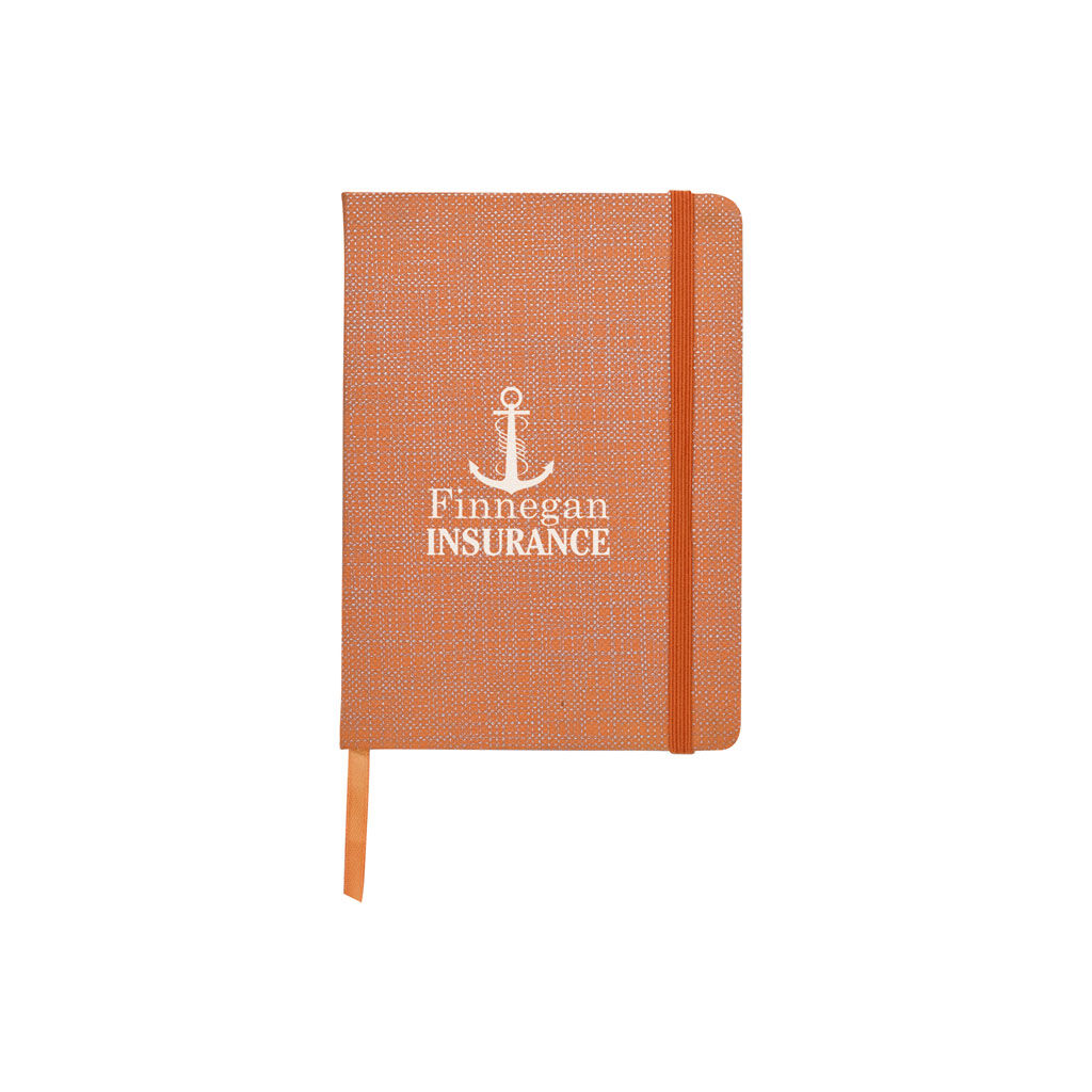 Custom Branded Crosshatch Journal