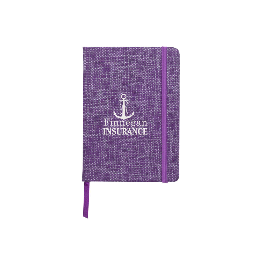 Custom Branded Crosshatch Journal