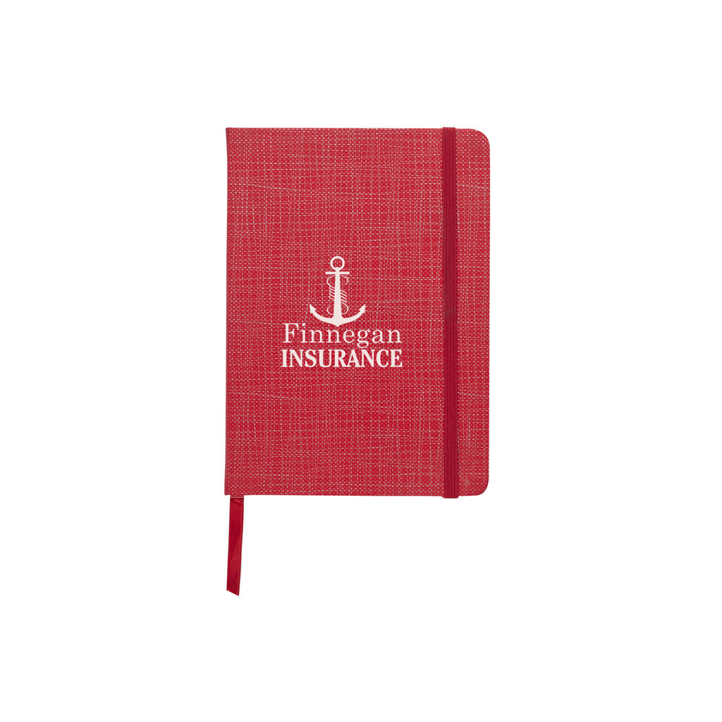 Custom Branded Crosshatch Journal