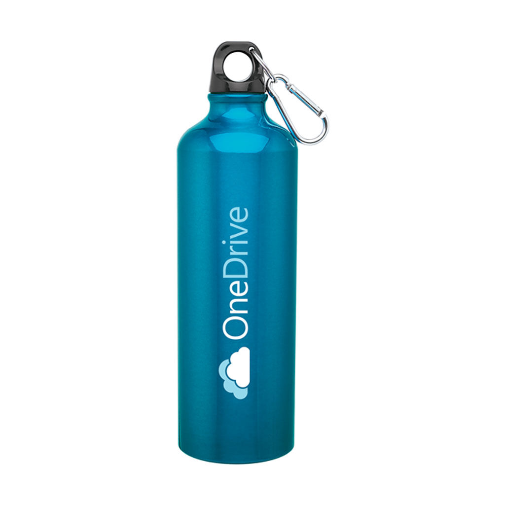 Custom Branded 24 oz h2go Aluminum Classic - Aqua