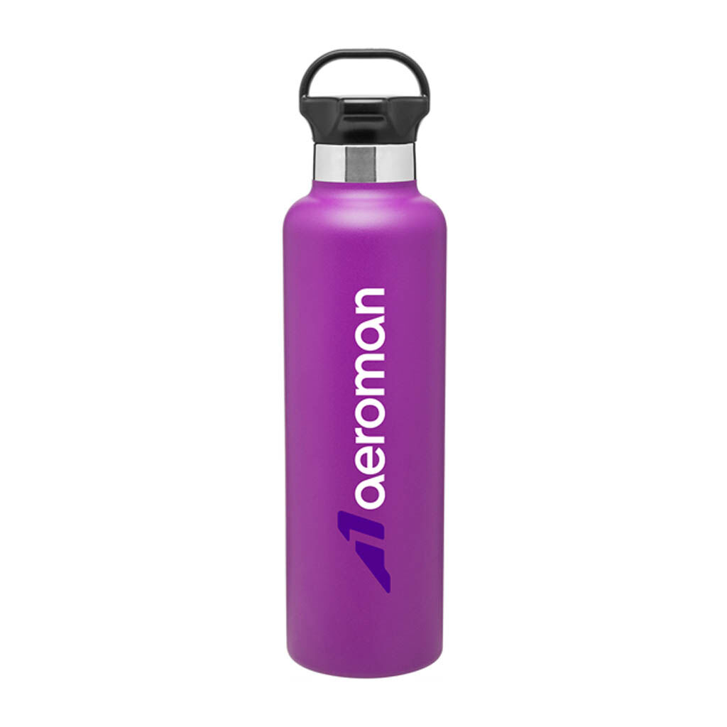 Custom Branded 24 oz h2go Ascent - Matte Grape