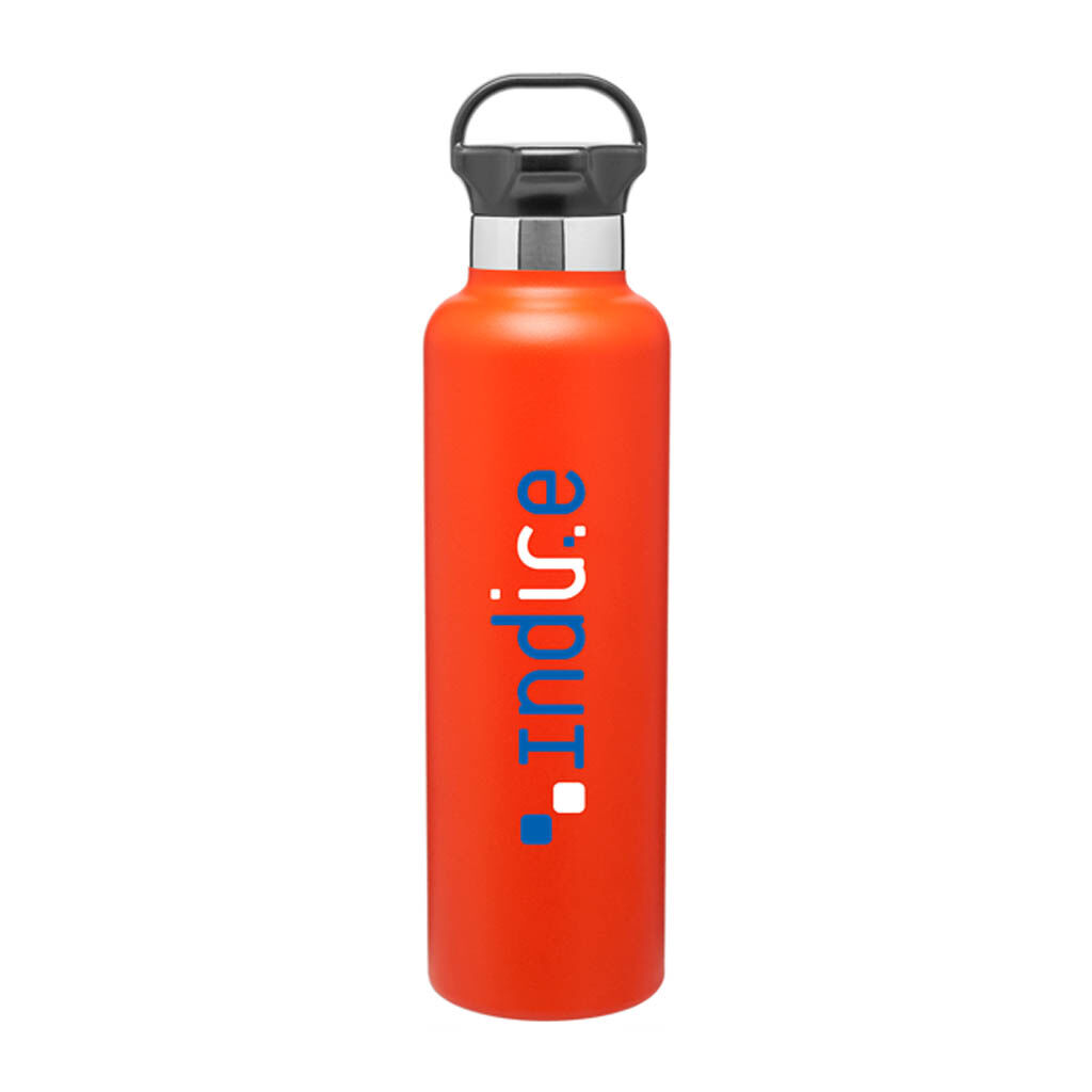 Branded 24 oz h2go Ascent Matte Orange