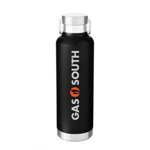 Branded 24 oz h2go Journey Matte Black