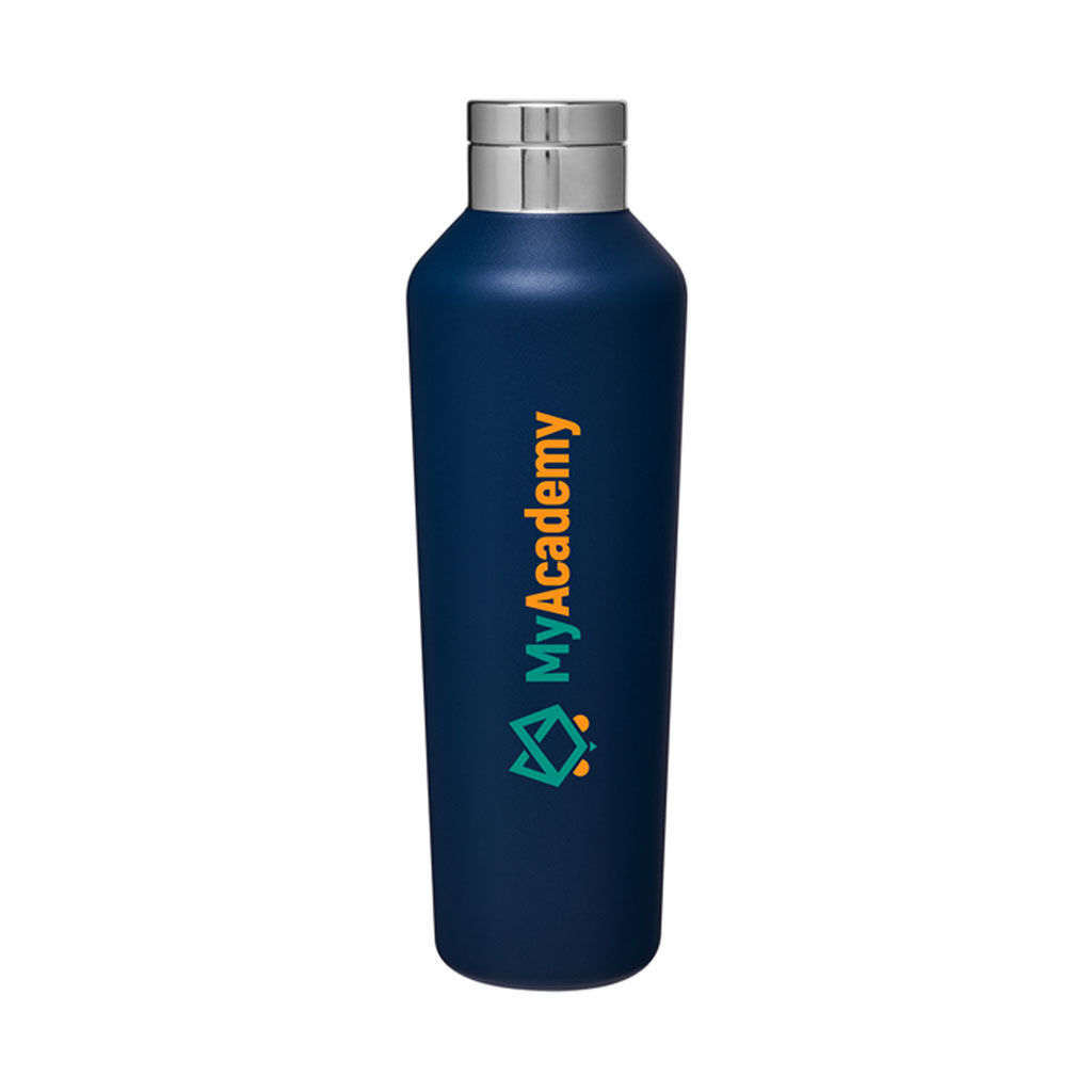 Custom Branded 20.9 oz h2go Manhattan - Matte Blue