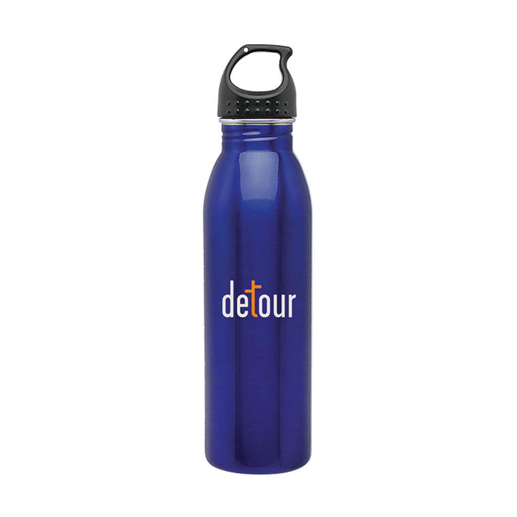 Branded 24 oz h2go Solus Blue