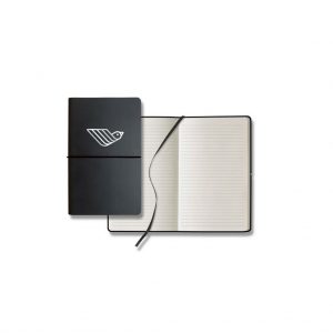 Branded Horizon Medium Ivory Journal Black/Black