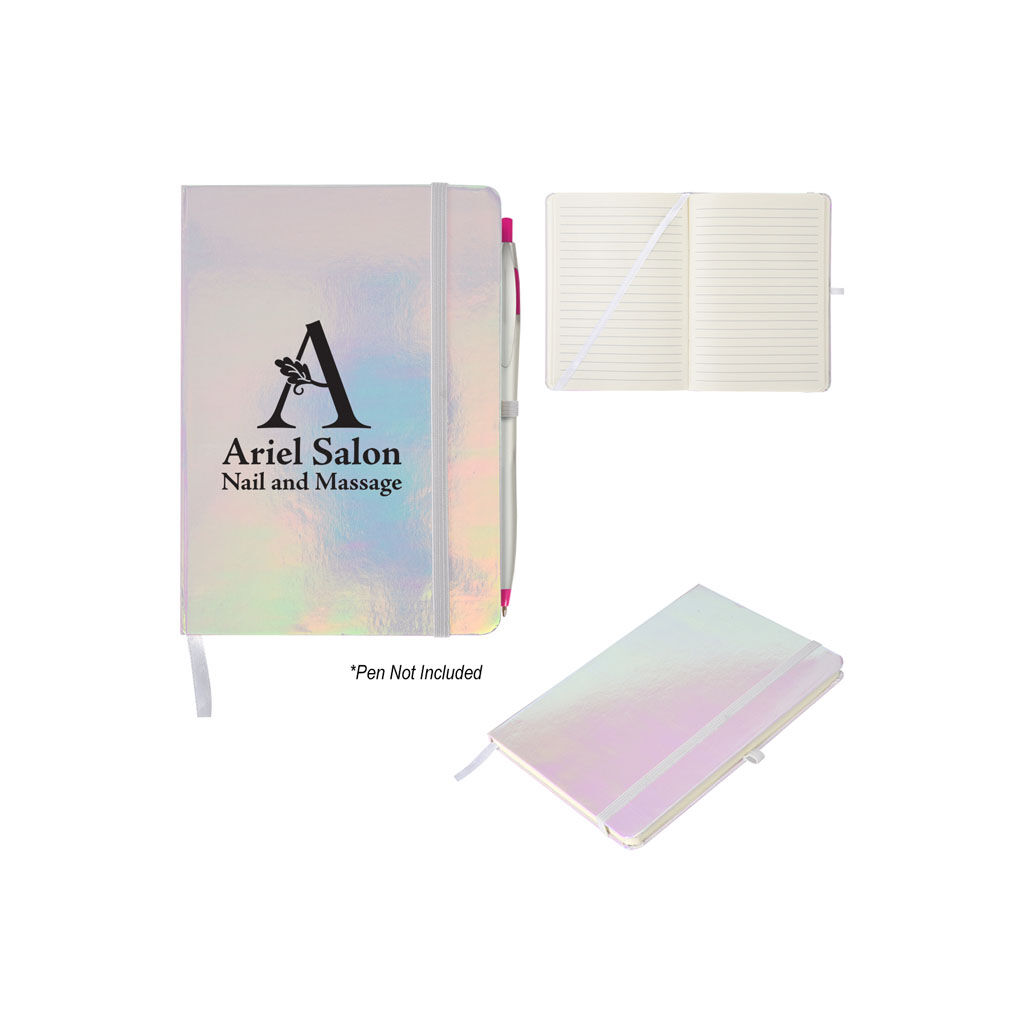 Custom Branded Iris Iridescent Notebook