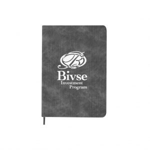 Branded Marble Tie-Dye Notebook Gray