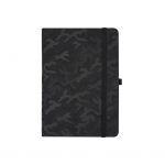 Custom Branded Midnight Camo Journal - Black