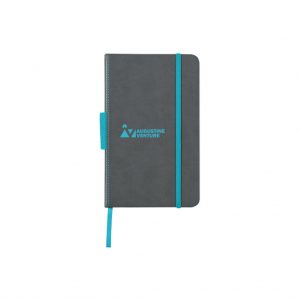 Branded Pemberly Notebook GrayLightBlue