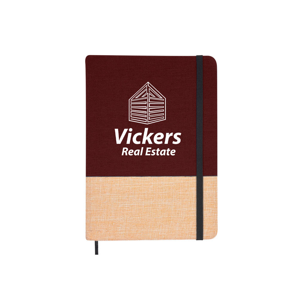 Branded Sahara Journal Natural Navy Blue