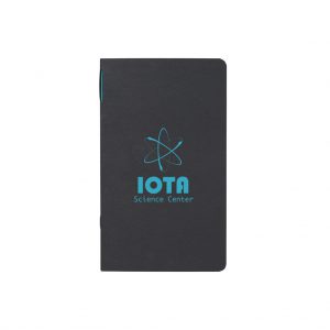 Branded Script Notebook BlackLightBlue