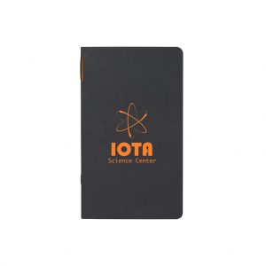 Branded Script Notebook BlackOrange