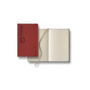 Branded Tucson Medium Flex Ivory Journal Red