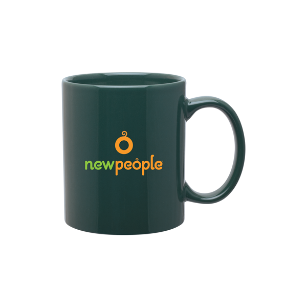 Branded 11 oz C-Handle Green