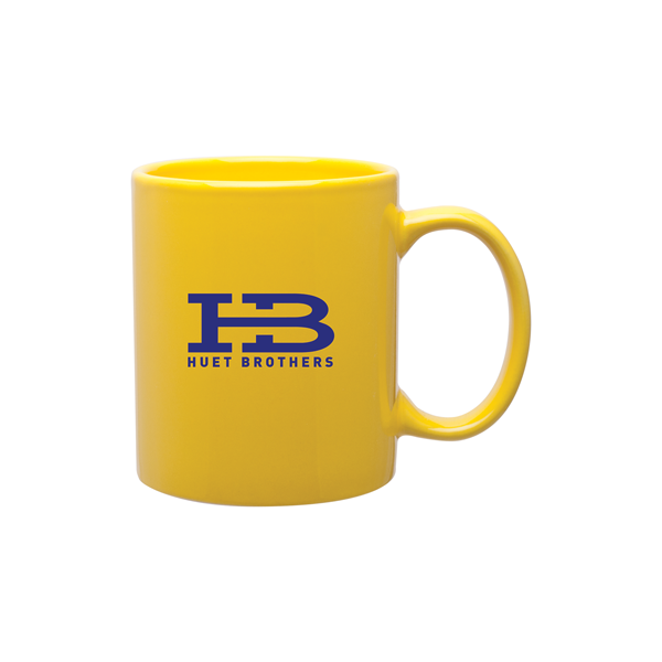 Custom Branded 11 oz C-Handle - Yellow