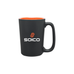 Branded 12 oz Rocca Black Orange