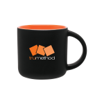 Custom Branded 14 oz Minolo Black - Orange