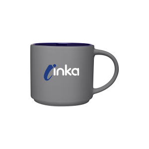 Branded 16 oz Monaco Gray Cobalt Blue