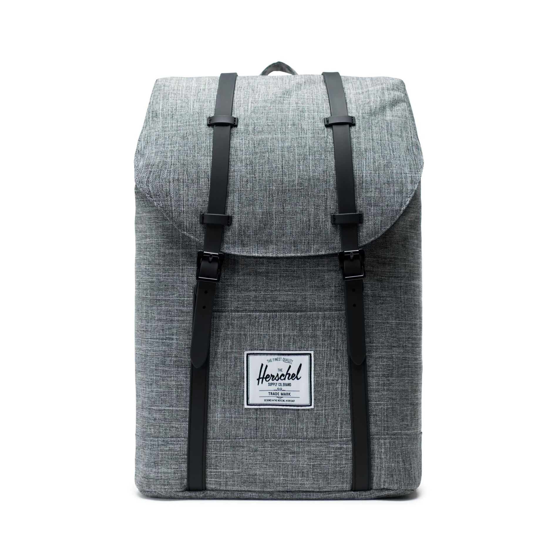 Custom Branded Herschel Bags - Raven Crosshatch