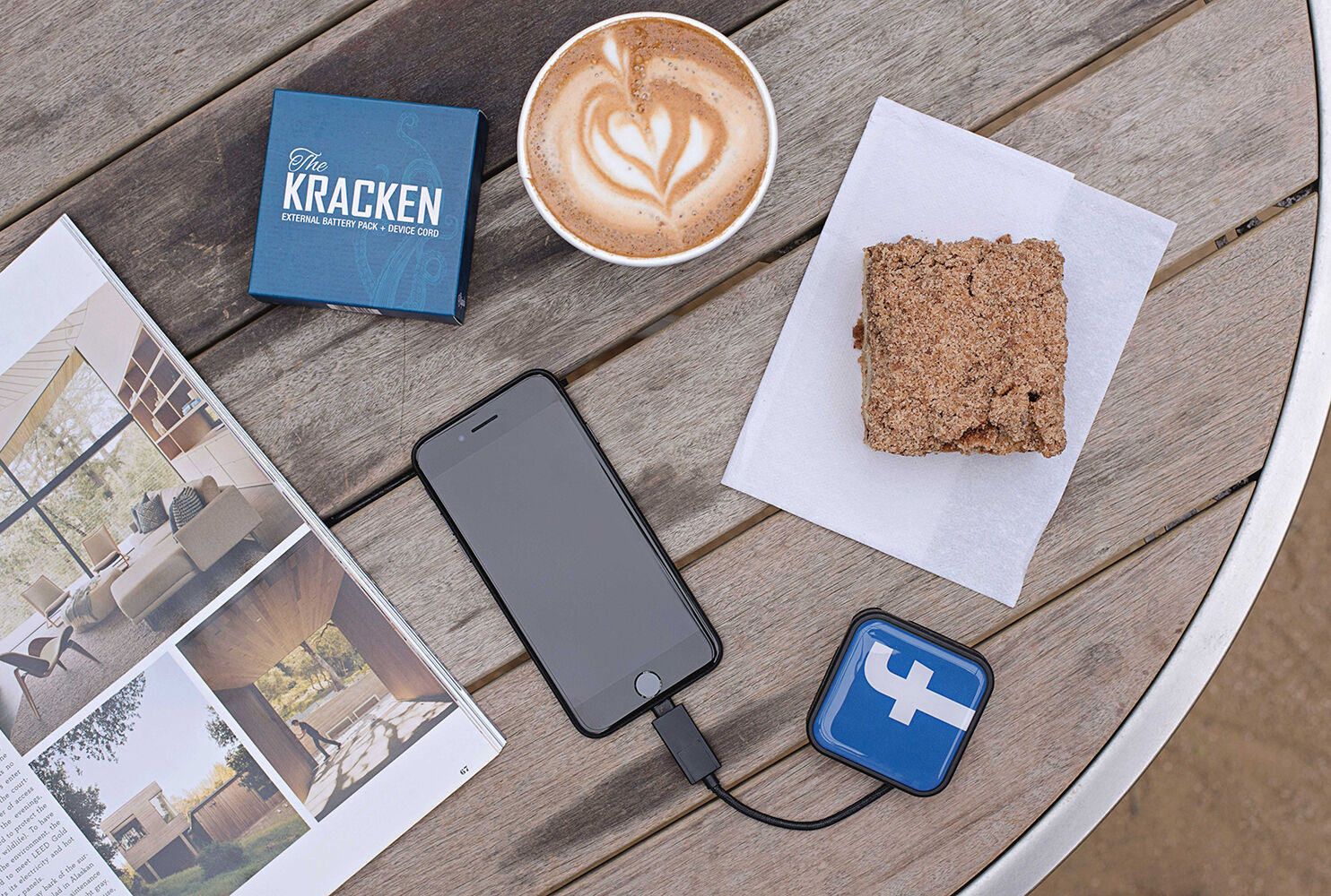 Custom Branded Kracken Connector Cord + Power bank