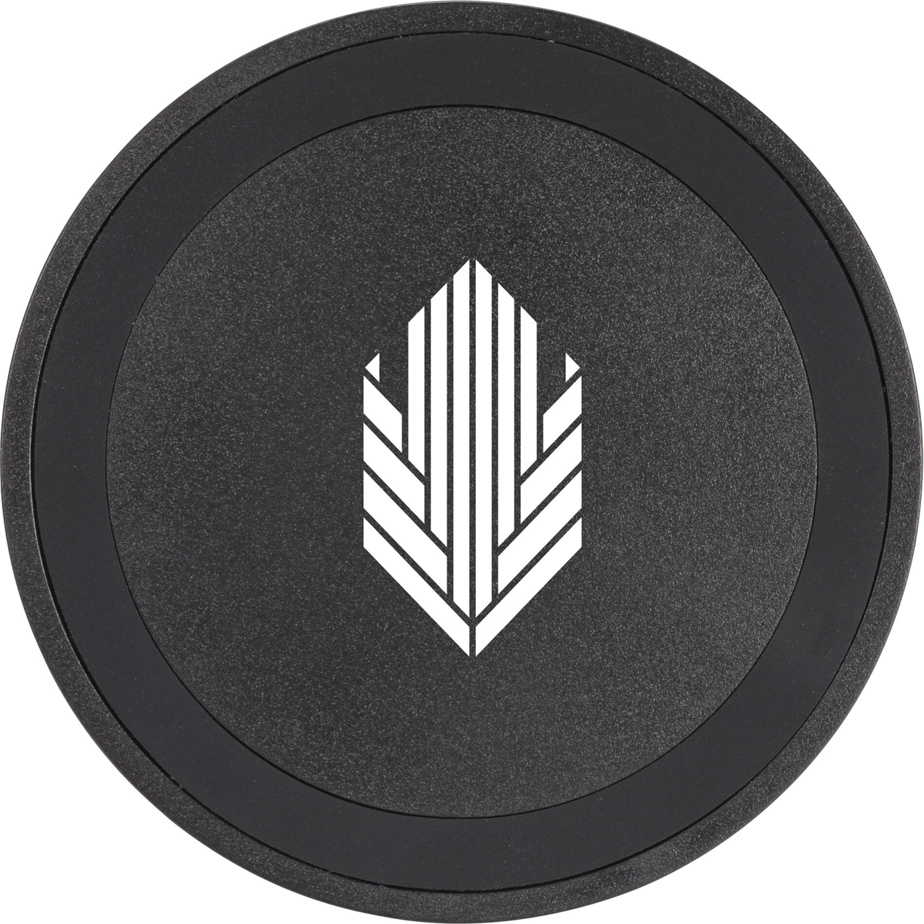 Custom Branded Quake Wireless Charging Pad - Black on Black