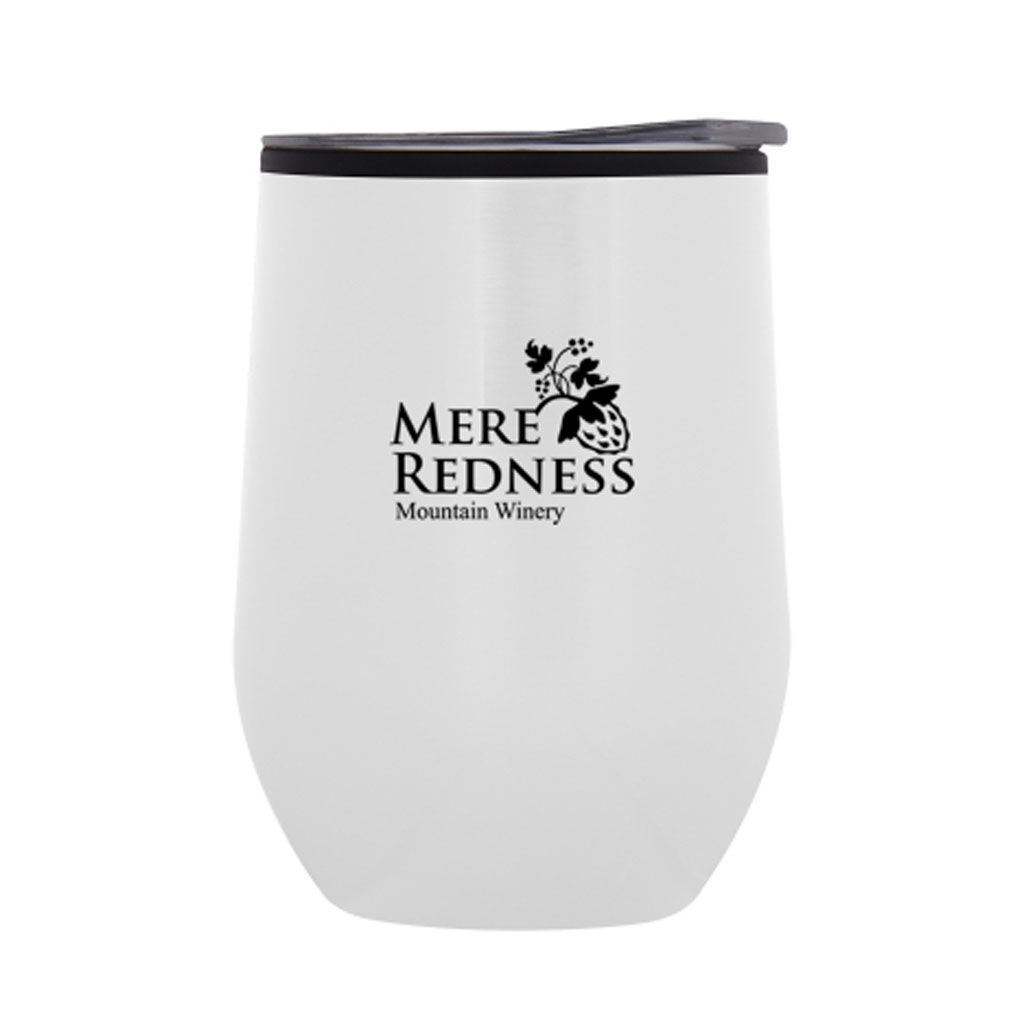 Branded 12 oz Napa Stemless Wine Cup White