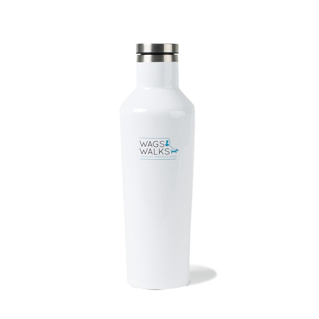 Custom Branded Corkcicle Drinkware - Glossy White