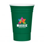 Branded 16 oz Party Cup Forest Green