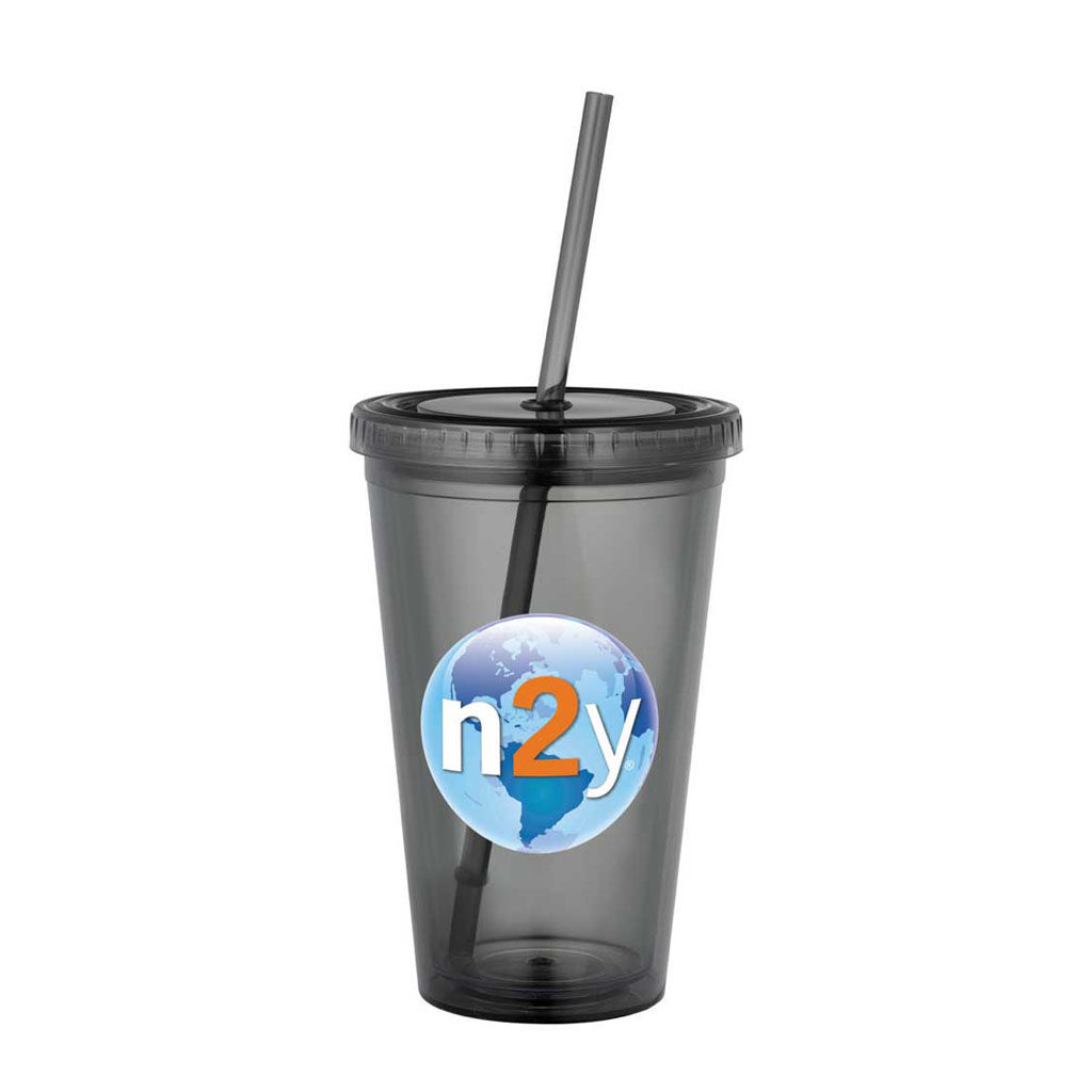 Branded 16 oz Sedici Tumbler Black