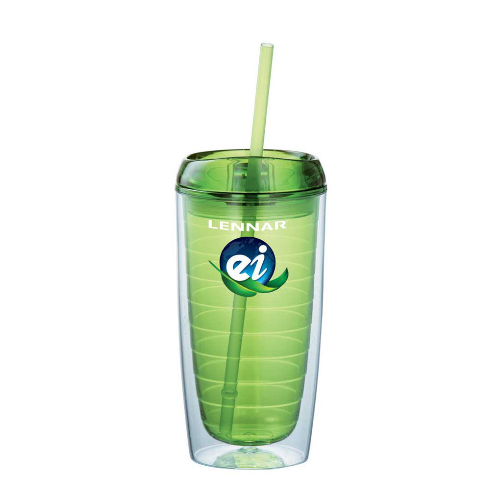 Branded 16 oz Vortex Tumbler Green