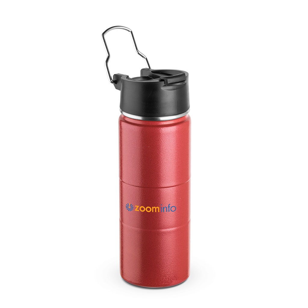 Branded 19 oz Basecamp Mount Hood Stainless Water Bottle Red