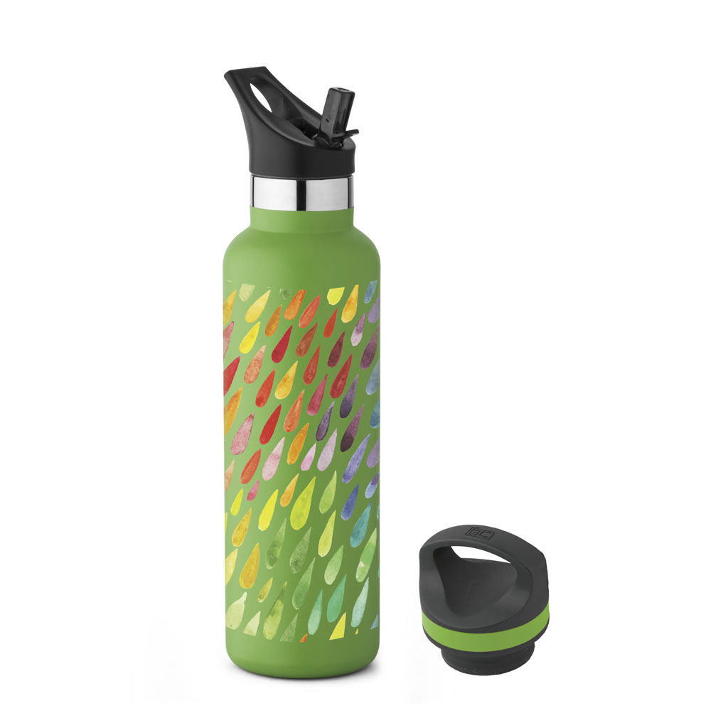 Branded 20 oz Basecamp Mesa Tundra Bottle Lime Green