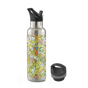 Branded 20 oz Basecamp Mesa Tundra Bottle Silver