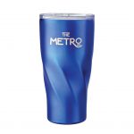 Custom Branded 20 oz Hugo Copper Vacuum Insulated Tumbler - Blue