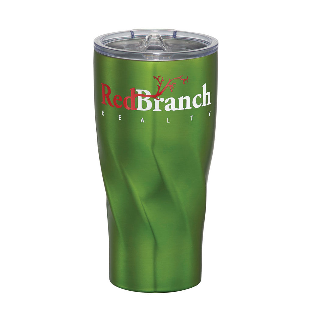 Custom Branded 20 oz Hugo Copper Vacuum Insulated Tumbler - Lime