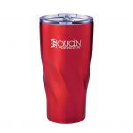 Custom Branded 20 oz Hugo Copper Vacuum Insulated Tumbler - Red