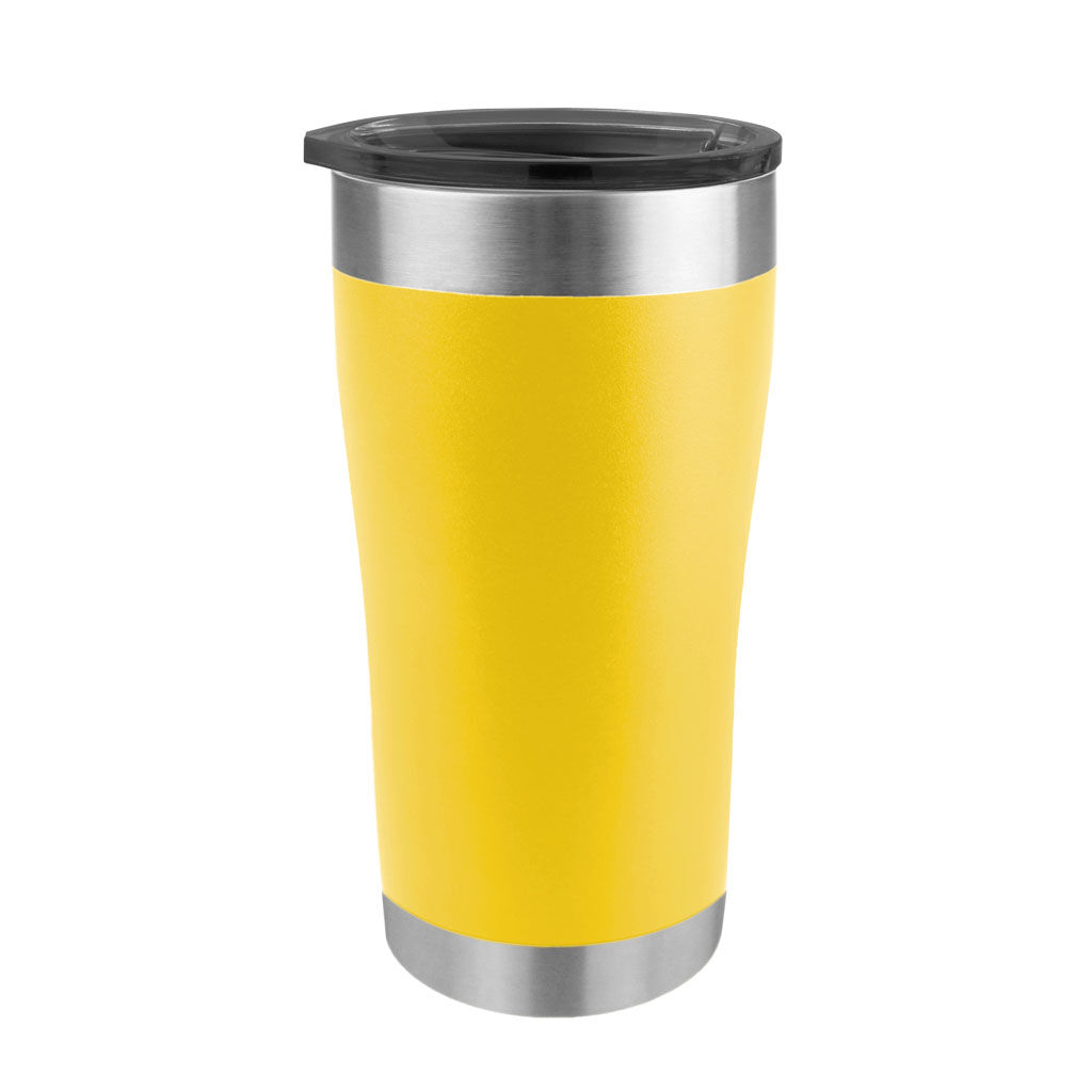 Branded 20 oz Tempercraft Tumbler Yellow