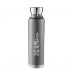 Custom Branded 22 oz Thor Copper Vacuum Insulated Bottle - Grey