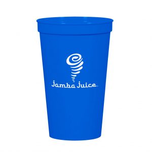 Branded 22 oz Big Game Cup Blue