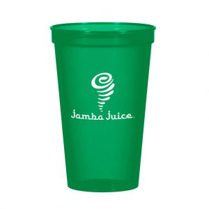 Branded 22 oz Big Game Cup Translucent Green