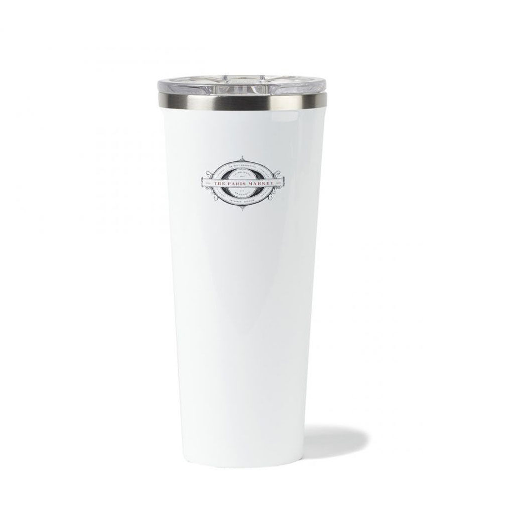 Custom Branded Corkcicle Drinkware - Gloss White