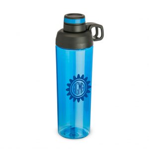 Branded 30 oz Zuma Two-Opening Water Bottle Blue