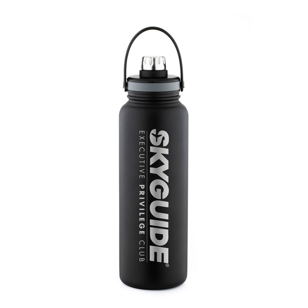 Branded 40 oz Basecamp Mega SP Tundra Bottle Black