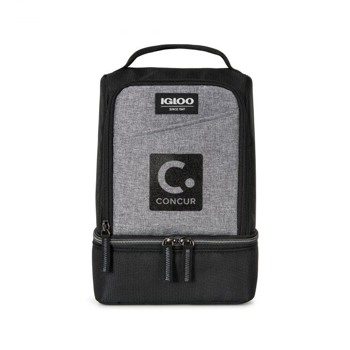 Branded Igloo® Rowan Lunch Cooler Black