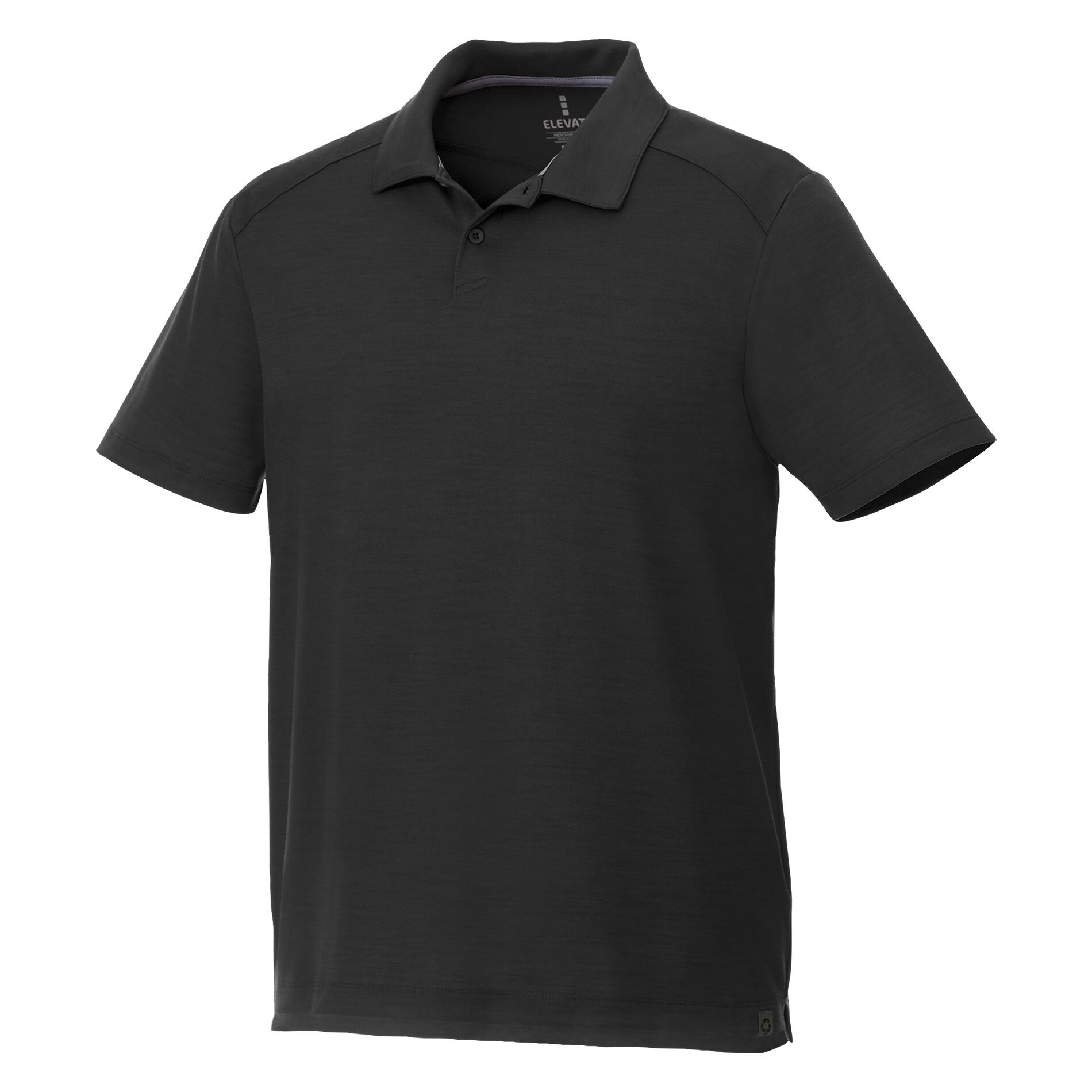 Custom Branded Amos Eco SS Polo (Male) - Black