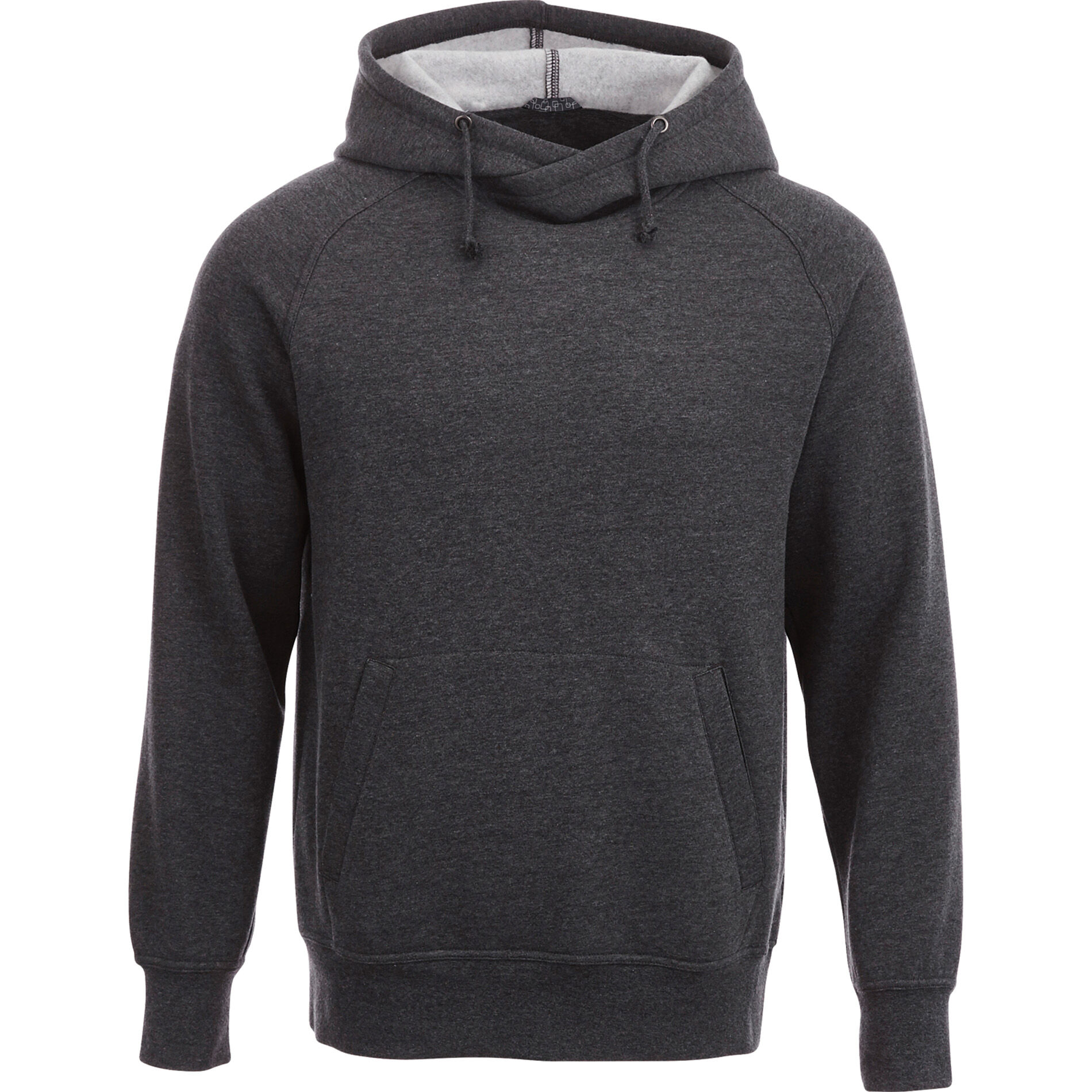 Branded Dayton Fleece Hoody (Male) Heather Dark Charcoal