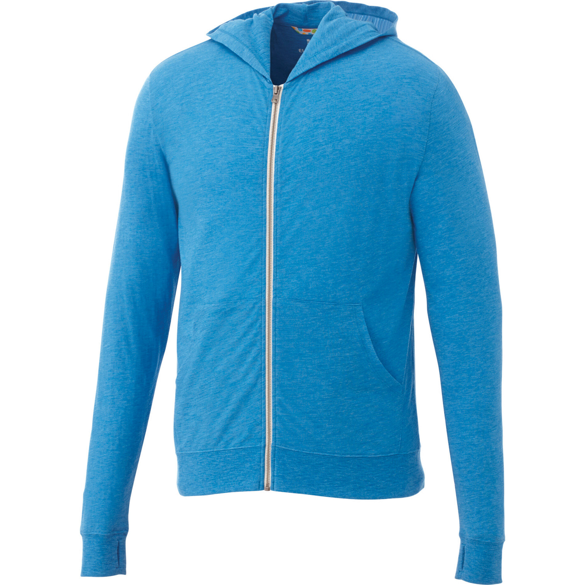 Branded Garner Knit Full Zip Hoody (Male) Olympic Blue Heather