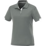 Custom Branded Kiso Short Sleeve Polo (Female) - Steel Grey/White